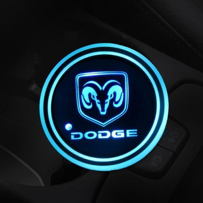 Hot Sale 🎁50% OFF 🎁7 Colors Led Car Logo Cup Lights up Holder(1 pair)