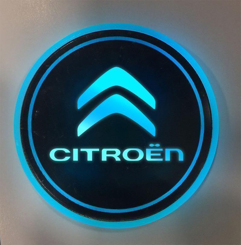 Hot Sale 🎁50% OFF 🎁7 Colors Led Car Logo Cup Lights up Holder(1 pair)
