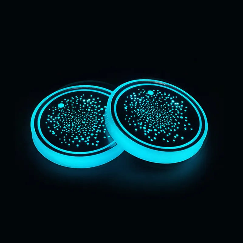 Hot Sale 🎁50% OFF 🎁7 Colors Led Car Logo Cup Lights up Holder(1 pair)