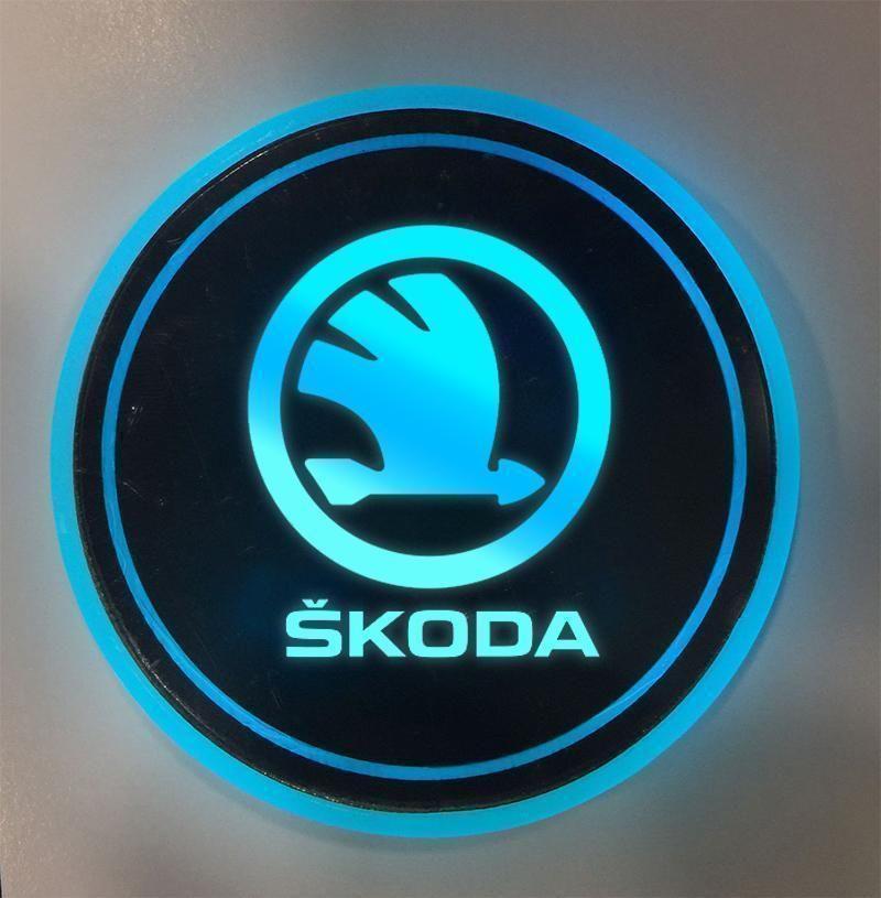 Hot Sale 🎁50% OFF 🎁7 Colors Led Car Logo Cup Lights up Holder(1 pair)