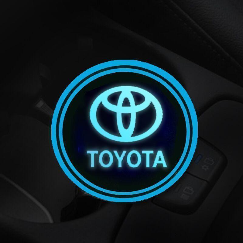 Hot Sale 🎁50% OFF 🎁7 Colors Led Car Logo Cup Lights up Holder(1 pair)
