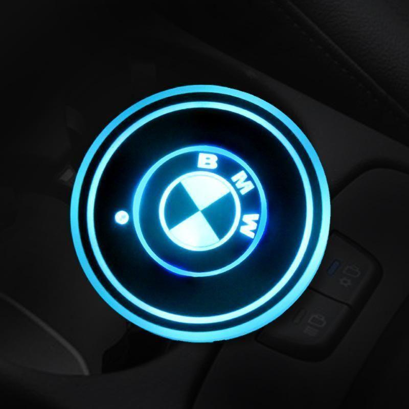 Hot Sale 🎁50% OFF 🎁7 Colors Led Car Logo Cup Lights up Holder(1 pair)