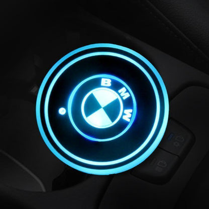 Hot Sale 🎁50% OFF 🎁7 Colors Led Car Logo Cup Lights up Holder(1 pair)