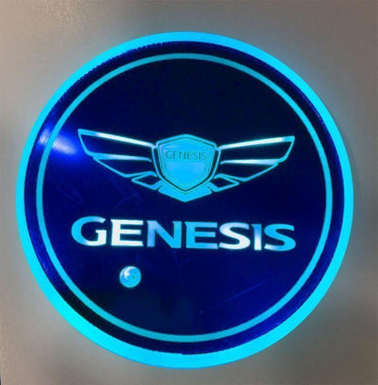 Hot Sale 🎁50% OFF 🎁7 Colors Led Car Logo Cup Lights up Holder(1 pair)