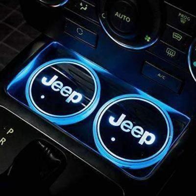 Hot Sale 🎁50% OFF 🎁7 Colors Led Car Logo Cup Lights up Holder(1 pair)