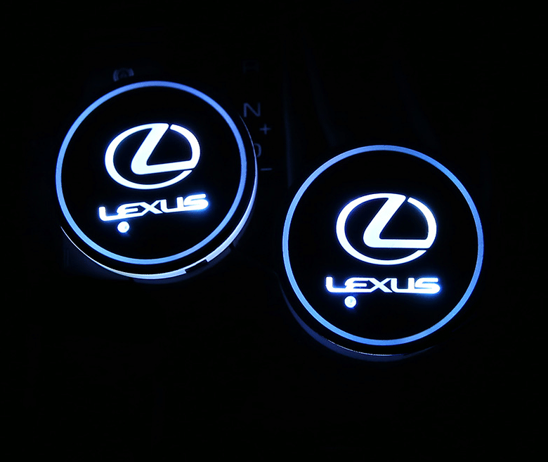 Hot Sale 🎁50% OFF 🎁7 Colors Led Car Logo Cup Lights up Holder(1 pair)