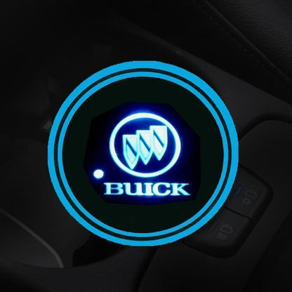Hot Sale 🎁50% OFF 🎁7 Colors Led Car Logo Cup Lights up Holder(1 pair)