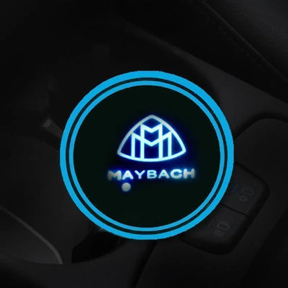 Hot Sale 🎁50% OFF 🎁7 Colors Led Car Logo Cup Lights up Holder(1 pair)