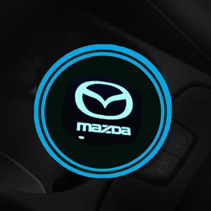 Hot Sale 🎁50% OFF 🎁7 Colors Led Car Logo Cup Lights up Holder(1 pair)