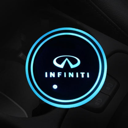 Hot Sale 🎁50% OFF 🎁7 Colors Led Car Logo Cup Lights up Holder(1 pair)