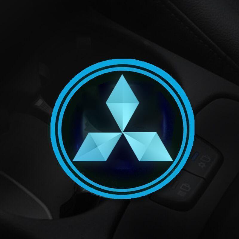 Hot Sale 🎁50% OFF 🎁7 Colors Led Car Logo Cup Lights up Holder(1 pair)